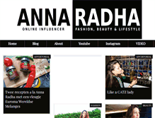 Tablet Screenshot of annaradha.com